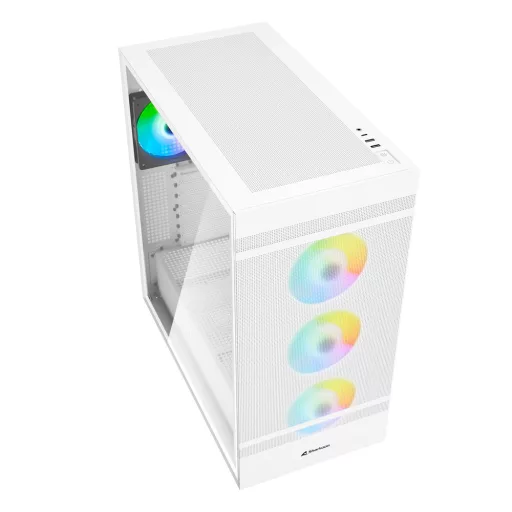 Sharkoon REBEL C50 RGB ATX Full Tower Fehér