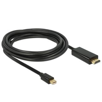  DeLOCK 83698 video átalakító kábel 1 M Mini DisplayPort HDMI Fekete