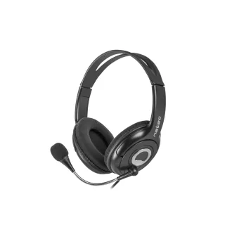 NATEC Bear 2 Headset Vezetékes Fejpánt Fekete