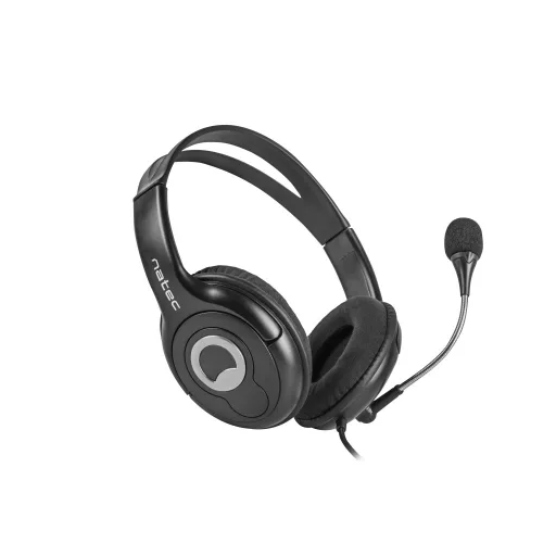 NATEC Bear 2 Headset Vezetékes Fejpánt Fekete