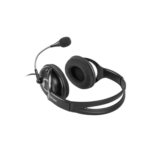 NATEC Bear 2 Headset Vezetékes Fejpánt Fekete