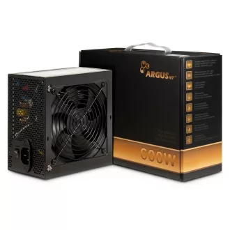 Inter-Tech Argus BPS-600 600 W 20+4 pin ATX ATX Fekete