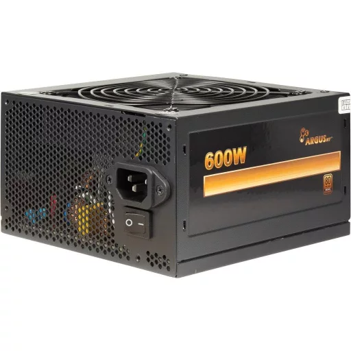 Inter-Tech Argus BPS-600 600 W 20+4 pin ATX ATX Fekete