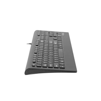 NATEC BARRACUDA billentyűzet Univerzális USB QWERTY Fekete