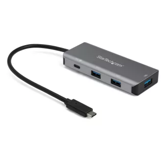   StarTech.com HB31C3A1CPD3 hálózati csatlakozó USB 3.2 Gen 2 (3.1 Gen 2) Type-C 10000 Mbit/s Fekete, Szürke