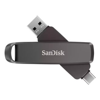   SanDisk SDDDE1-1T00-G46 USB flash meghajtó 1 TB USB Type-C/USB Type-A 3.2 Gen 2 (3.1 Gen 2) Fekete