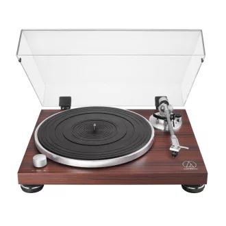   Audio-Technica AT-LPW50BTRW lemezjátszó Szíj általi meghajtással működő lemezjátszó Barna Kézi