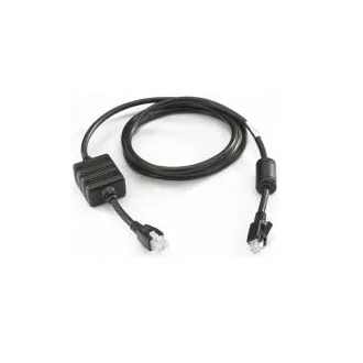 Zebra CBL-DC-381A1-01 tápkábel Fekete