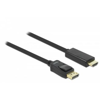   DeLOCK 82435 video átalakító kábel 3 M HDMI Displayport Fekete