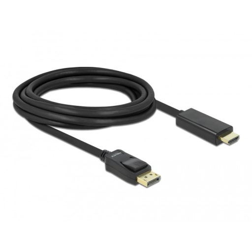 DeLOCK 82435 video átalakító kábel 3 M HDMI Displayport Fekete