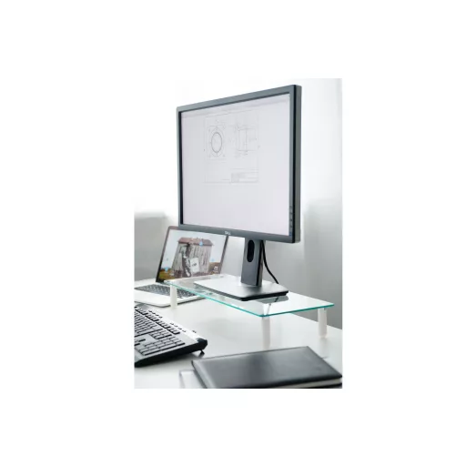 Digitus DA-90358 asztali TV konzol 81,3 cm (32") Átlátszó