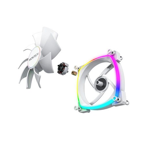 Montech AX140 PWM 14 cm Fehér 1 db