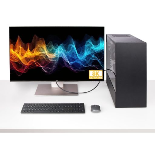 StarTech.com DP21-3M-DP40-CABLE DisplayPort kábel Fekete