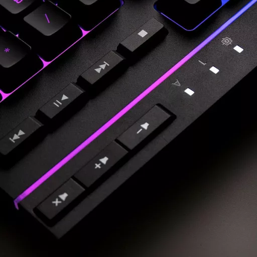 HyperX Alloy Core RGB - Gaming Keyboard (UK Layout) (HX-KB5ME2-UK) billentyűzet Játék USB Fekete