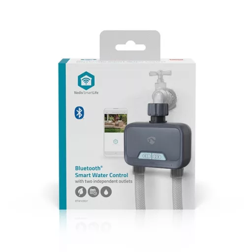 Nedis BTWV20GY okos Bluetooth® automata víz / locsolás vezérlő, elemes táp