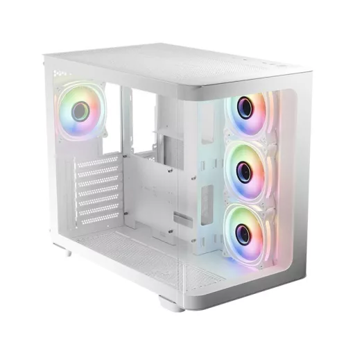 LC-Power LC-8001W-ON Midi Tower Fehér