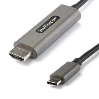   StarTech.com CDP2HDMM3MH video átalakító kábel 3 M HDMI A-típus (Standard) USB C-típus Fekete, Ezüst