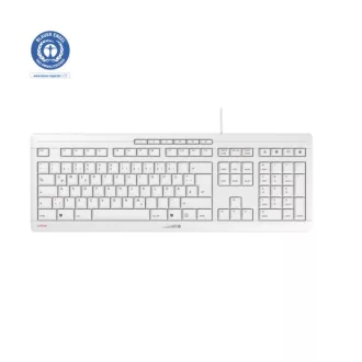   CHERRY JK-8500HU-0 billentyűzet Otthoni/irodai USB QWERTZ Magyar Világosszürke
