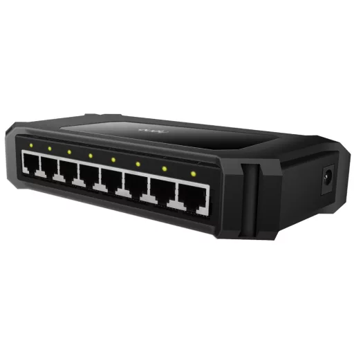 Cudy GS108D hálózati kapcsoló Gigabit Ethernet (10/100/1000) Fekete