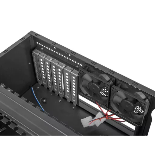 Lanberg SC01-4504-10B moduláris szerver ház Rack (4U) 0 GB