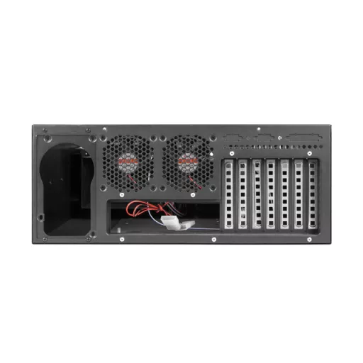 Lanberg SC01-4504-10B moduláris szerver ház Rack (4U) 0 GB