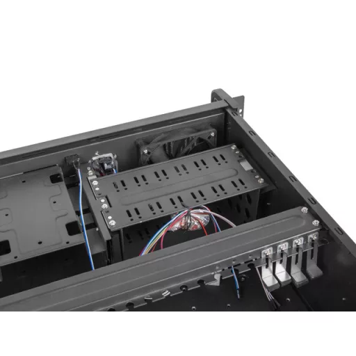 Lanberg SC01-4504-10B moduláris szerver ház Rack (4U) 0 GB