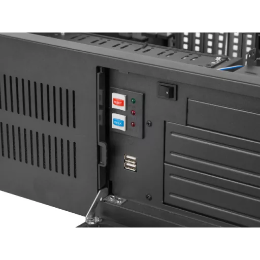 Lanberg SC01-4504-10B moduláris szerver ház Rack (4U) 0 GB