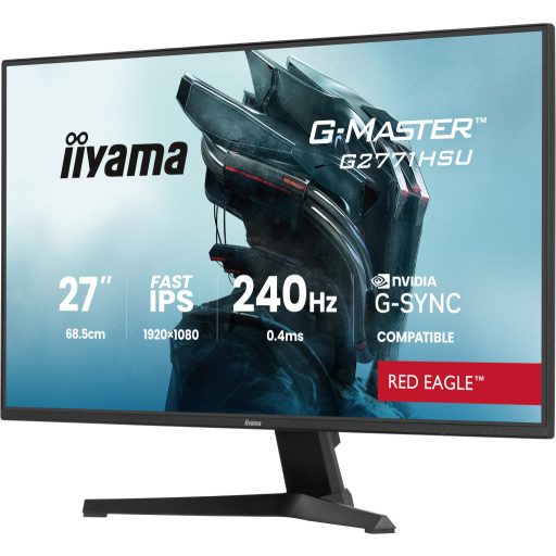 iiyama G-MASTER G2771HSU-B1 68,6 cm (27") 1920 x 1080 pixelek Full HD Fekete