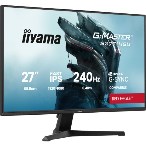 iiyama G-MASTER G2771HSU-B1 68,6 cm (27") 1920 x 1080 pixelek Full HD Fekete