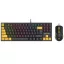 Tracer HORNET 87 billentyűzet Egér mellékelve Játék USB QWERTY Angol Fekete, Sárga