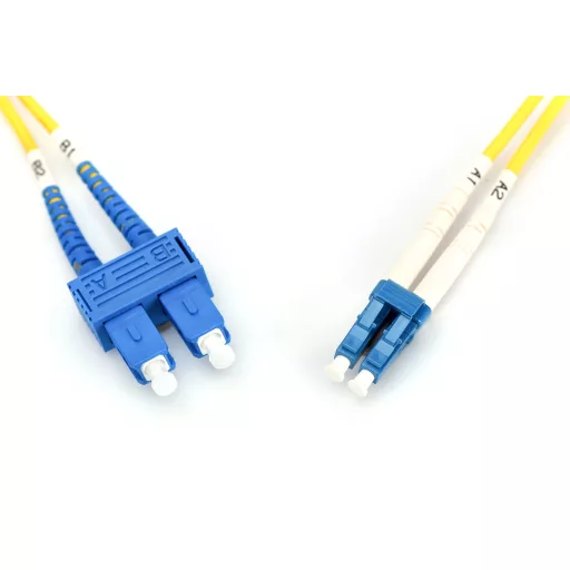 Digitus DK-2932-05 InfiniBand és száloptikai kábel 5 M LC SC I-VH Sárga