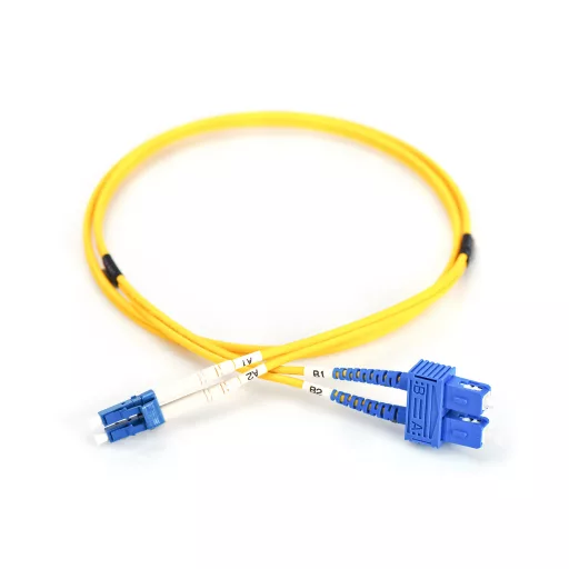 Digitus DK-2932-05 InfiniBand és száloptikai kábel 5 M LC SC I-VH Sárga