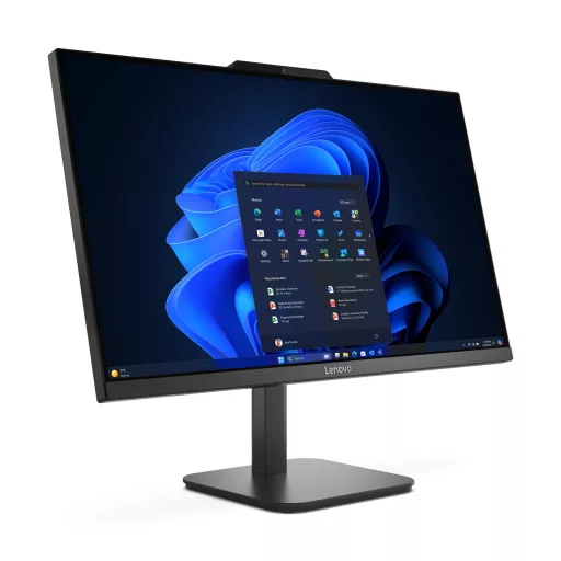 Lenovo V100 Intel® N N100 60,5 cm (23.8") 1920 x 1080 pixelek All-in-One számítógép 8 GB DDR4-SDRAM 256 GB SSD Windows 11 Pro Wi-Fi 6 (802.11ax) Fekete