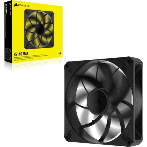 Corsair RS140 MAX 14 cm Fekete 1 db