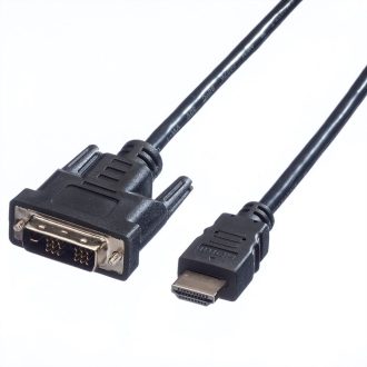 VALUE 11995516 1,5 M DVI-D HDMI A-típus (Standard) Fekete