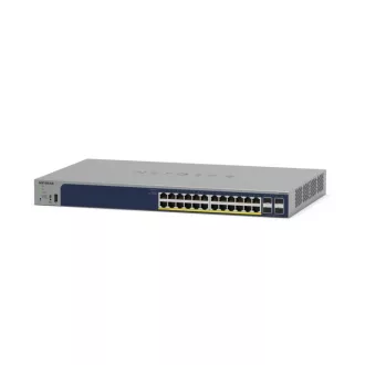   NETGEAR GS728TPP Vezérelt L2/L3/L4 Gigabit Ethernet (10/100/1000) Ethernet-áramellátás (PoE) támogatása Szürke