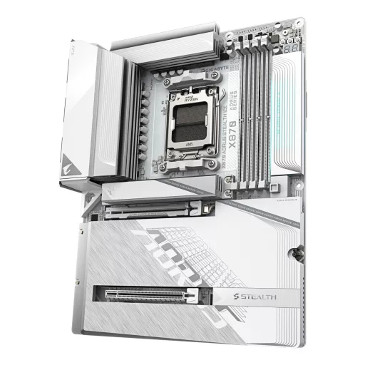 GIGABYTE X870 AORUS STEALTH ICE AMD X870 Socket AM5 ATX