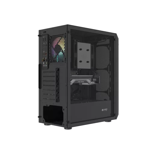 FURY Shobo SH4 RGB Midi Tower Fekete
