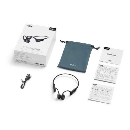 SHOKZ Openrun Mini Headset Vezeték nélküli Nyakpánt Sport Bluetooth Fekete