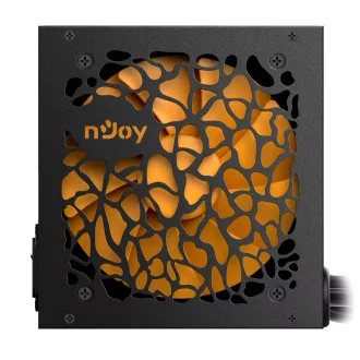 nJoy Titan+ 550 550 W 20+4 pin ATX ATX Fekete, Narancssárga