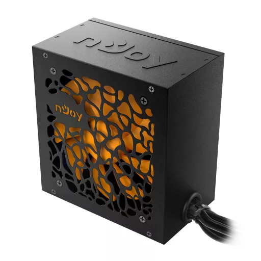 nJoy Titan+ 550 550 W 20+4 pin ATX ATX Fekete, Narancssárga