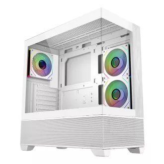 Cooler Master Elite 690 Wood Midi Tower Fehér
