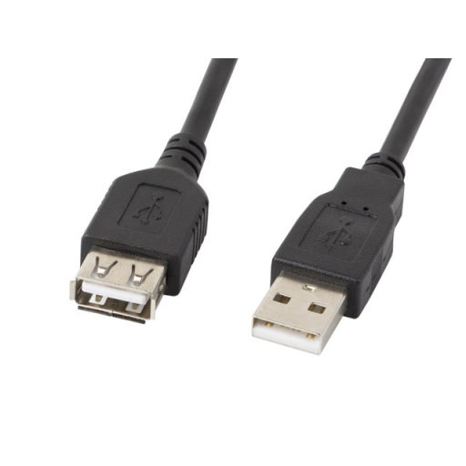 Lanberg CA-USBE-10CC-0030-BK USB kábel USB 2.0 3 M USB A Fekete