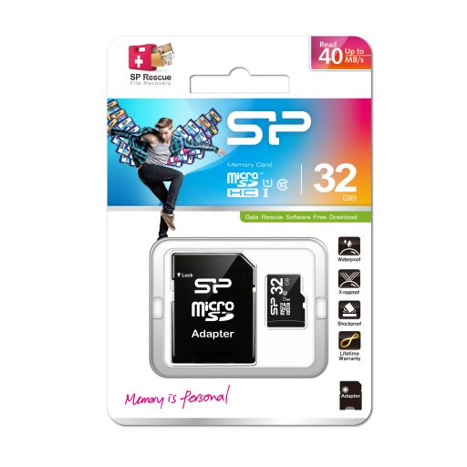 Silicon Power SP032GBSTH010V10SP memóriakártya 32 GB MicroSDHC UHS-I Class 10