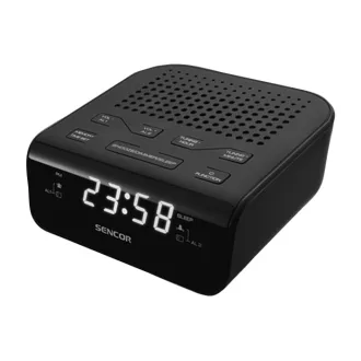 Sencor SRC 136 B rádió Óra Digitális Fekete