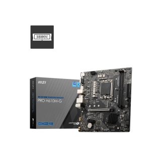 MSI PRO H610M-G Intel H610 LGA 1700 Micro ATX