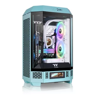 Thermaltake 300 Turquoise Micro Tower Türkizkék