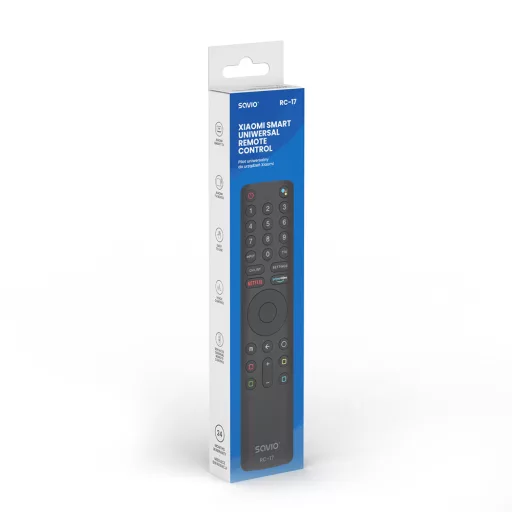 Savio SAVPILOTRC17 XIAOMI távirányító IR/Bluetooth TV Nyomógombok