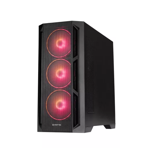 Chieftec PC- Gehäuse GA-01B-L-OP APEX LUMO Midi Tower Fekete