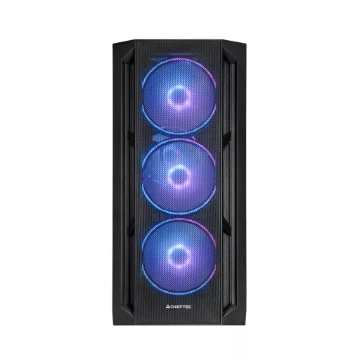 Chieftec PC- Gehäuse GA-01B-L-OP APEX LUMO Midi Tower Fekete